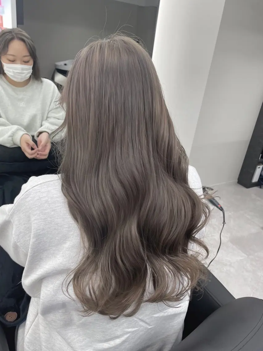 ロング カラー 心斎橋/ブリーチなし 髪質改善/レイヤーのヘアスタイル