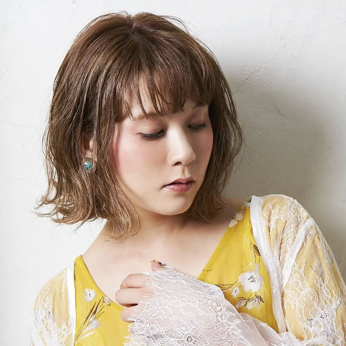 ミディアム Noyヨシモト ヒロトのヘアスタイル