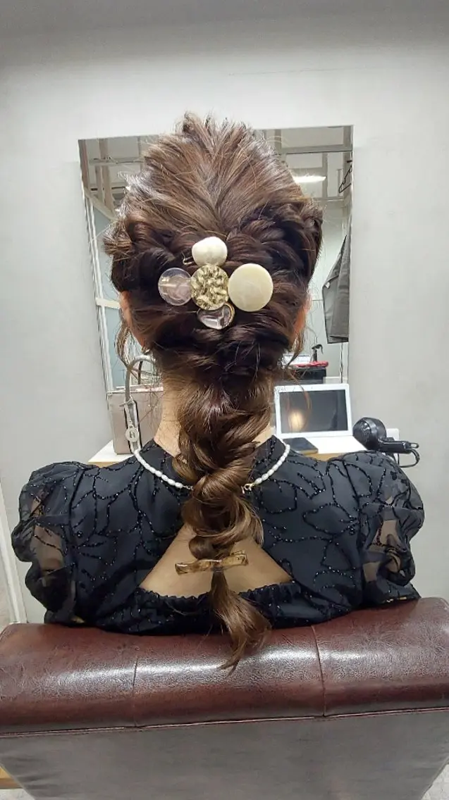 ヘアアレンジの写真