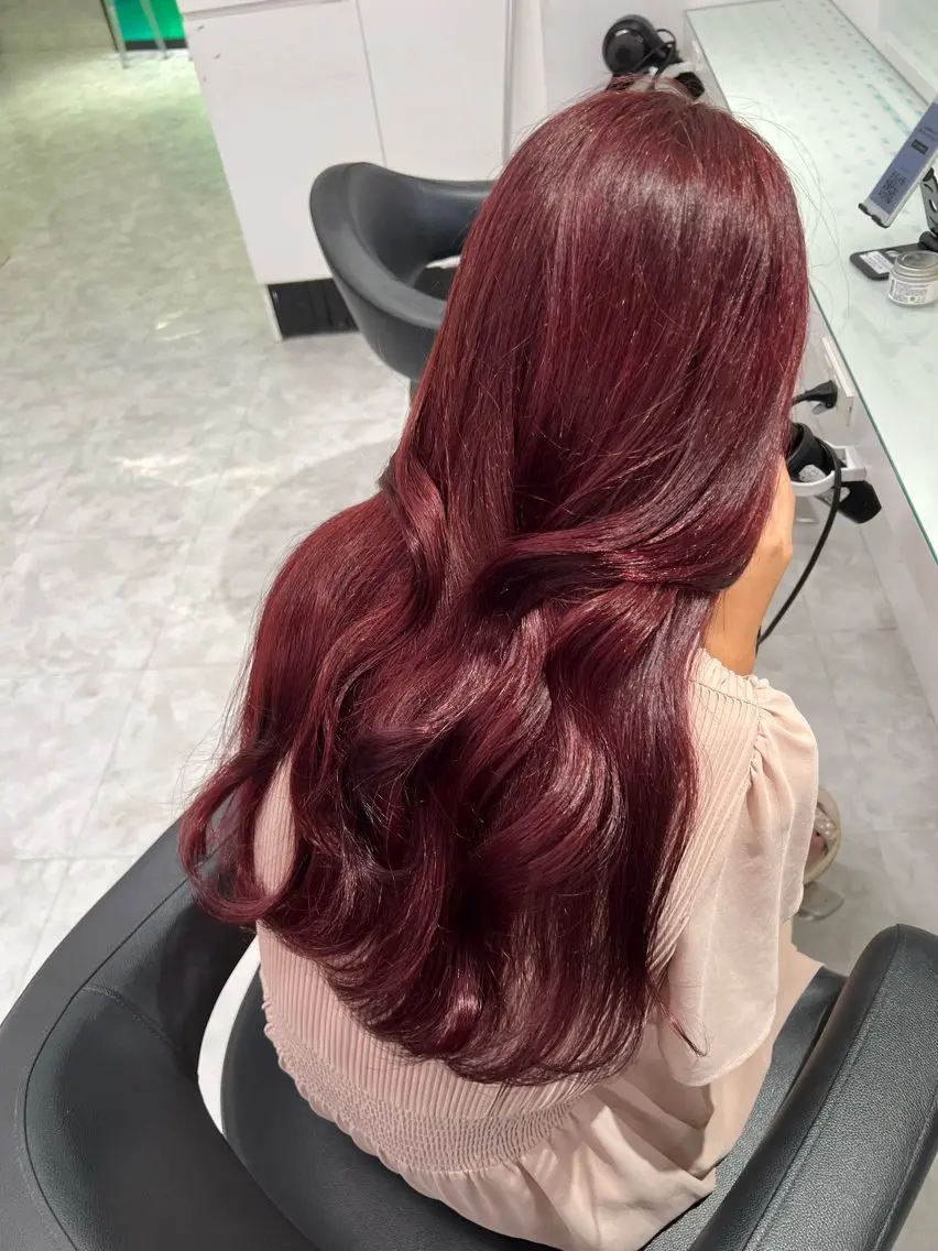 カラー ヘアカラー トリートメント ヘッドスパ ヘアセット ブリーチなし透明感 💗RYOTAのヘアスタイル