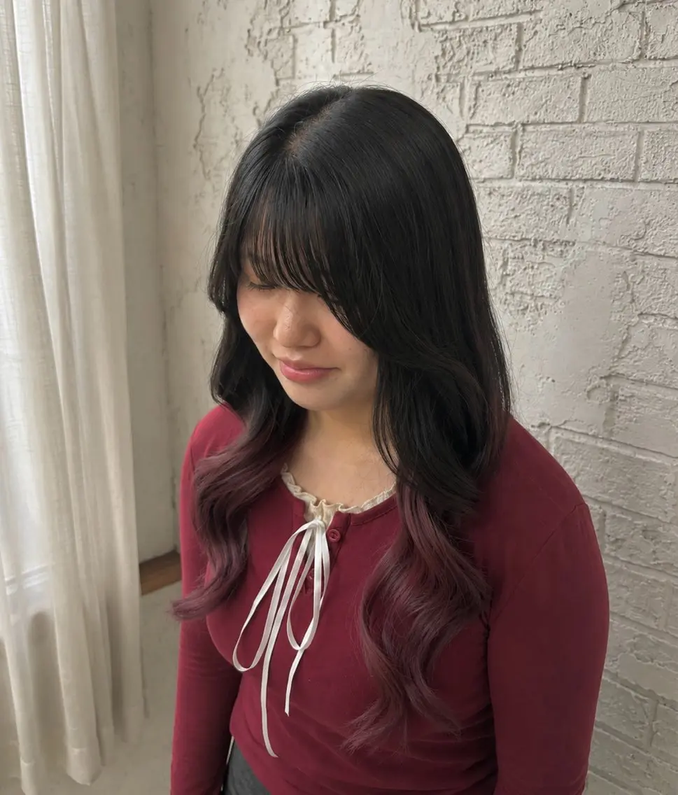 ロング 韓国ヘア/ブリーチ 🩶Momo🩶のヘアスタイル