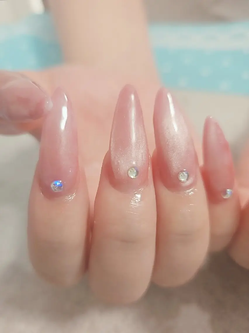 ネイル ロングネイル マグネットネイル スカルプネイル ☆CHERIENA  NAIL☆のネイルデザイン