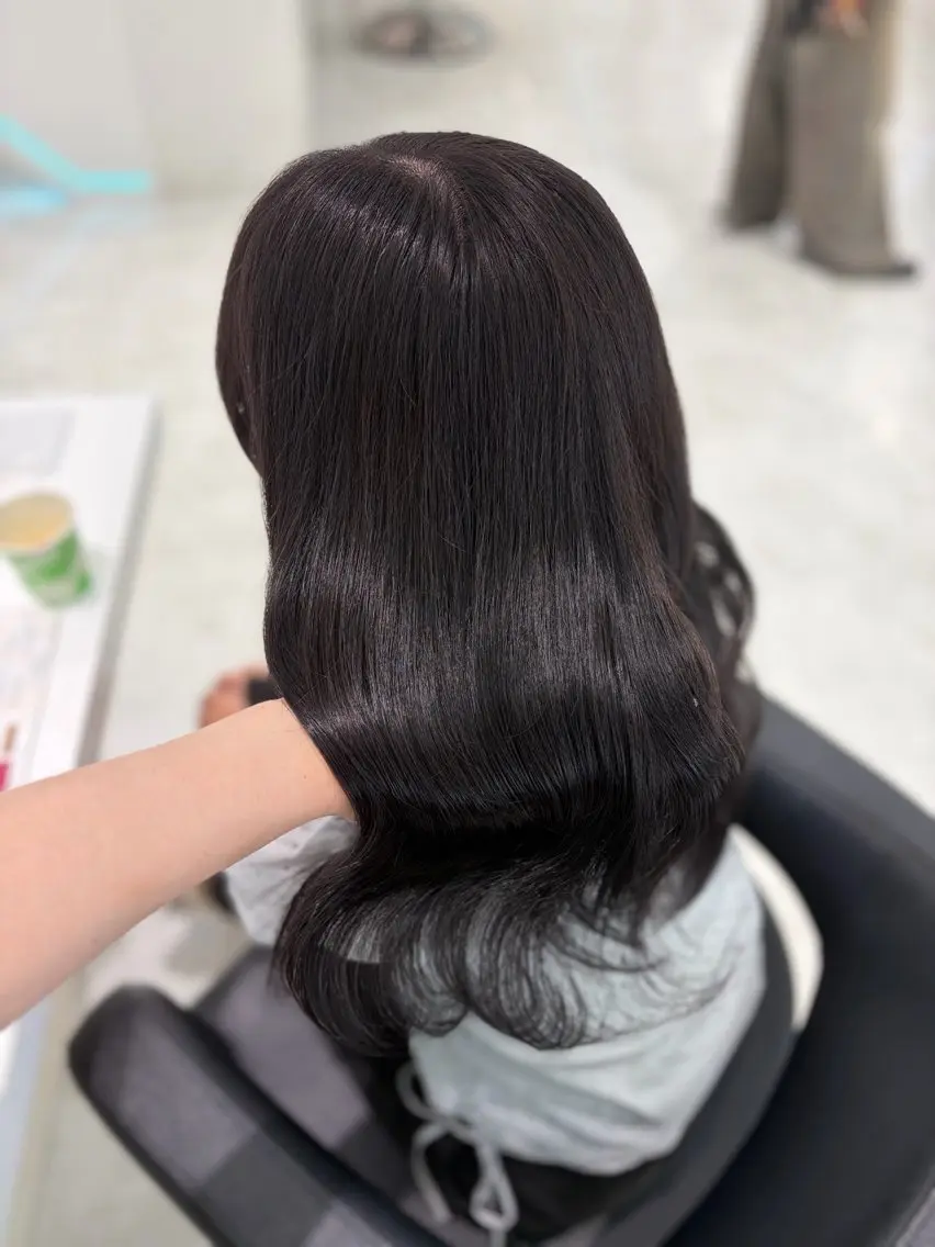 ロング カラー ヘアアレンジ カット ヘアカラー ヘアセット 💓色落ちまで綺麗な 垢抜けカラー💓のヘアスタイル