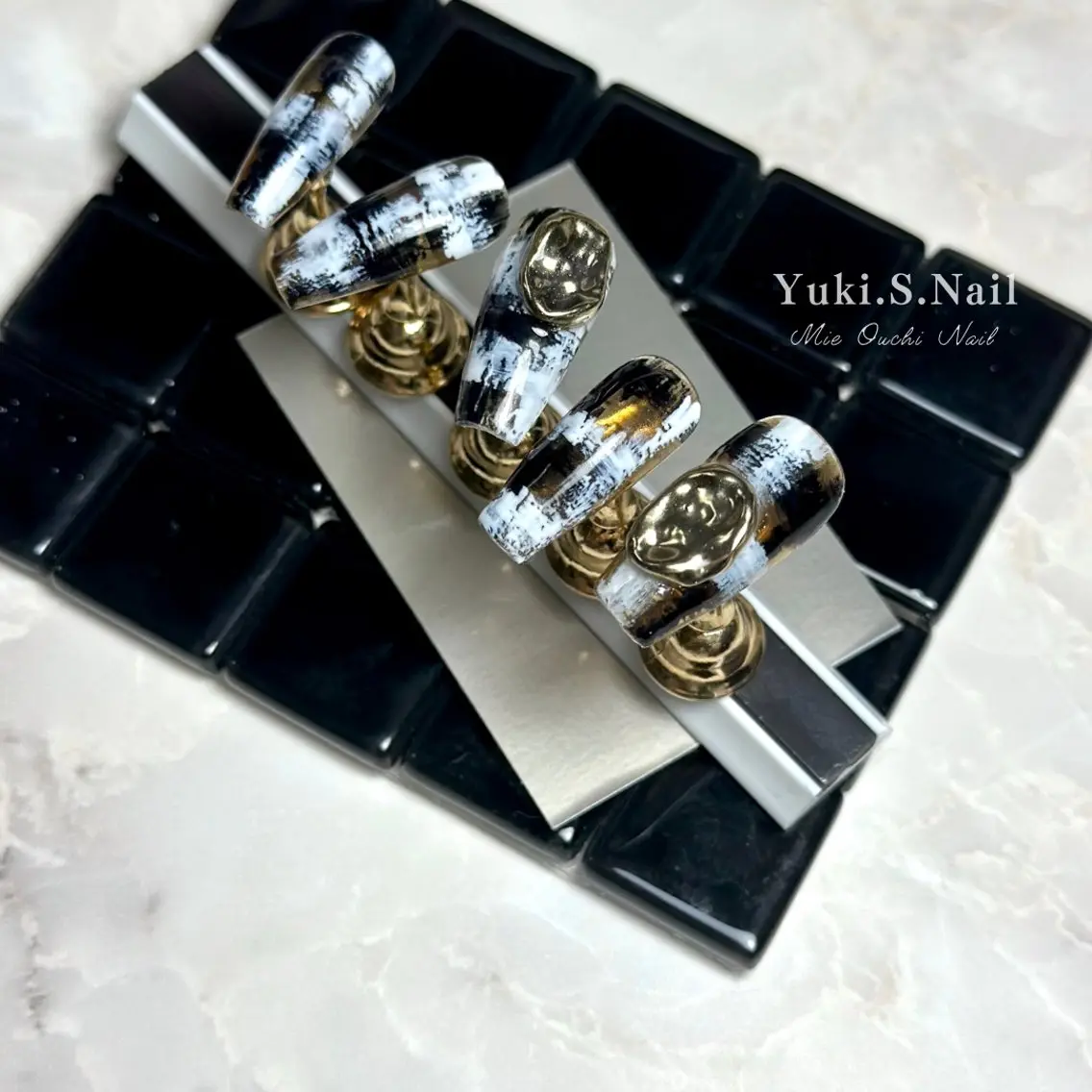 ロング ハンドネイル Yuki S.Nailのネイルデザイン