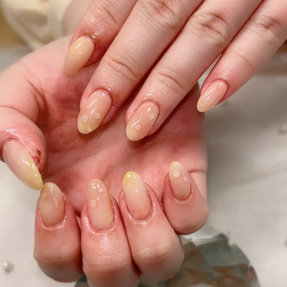 ネイル ワンカラーネイル 春ネイル Cute Tips nailのネイルデザイン