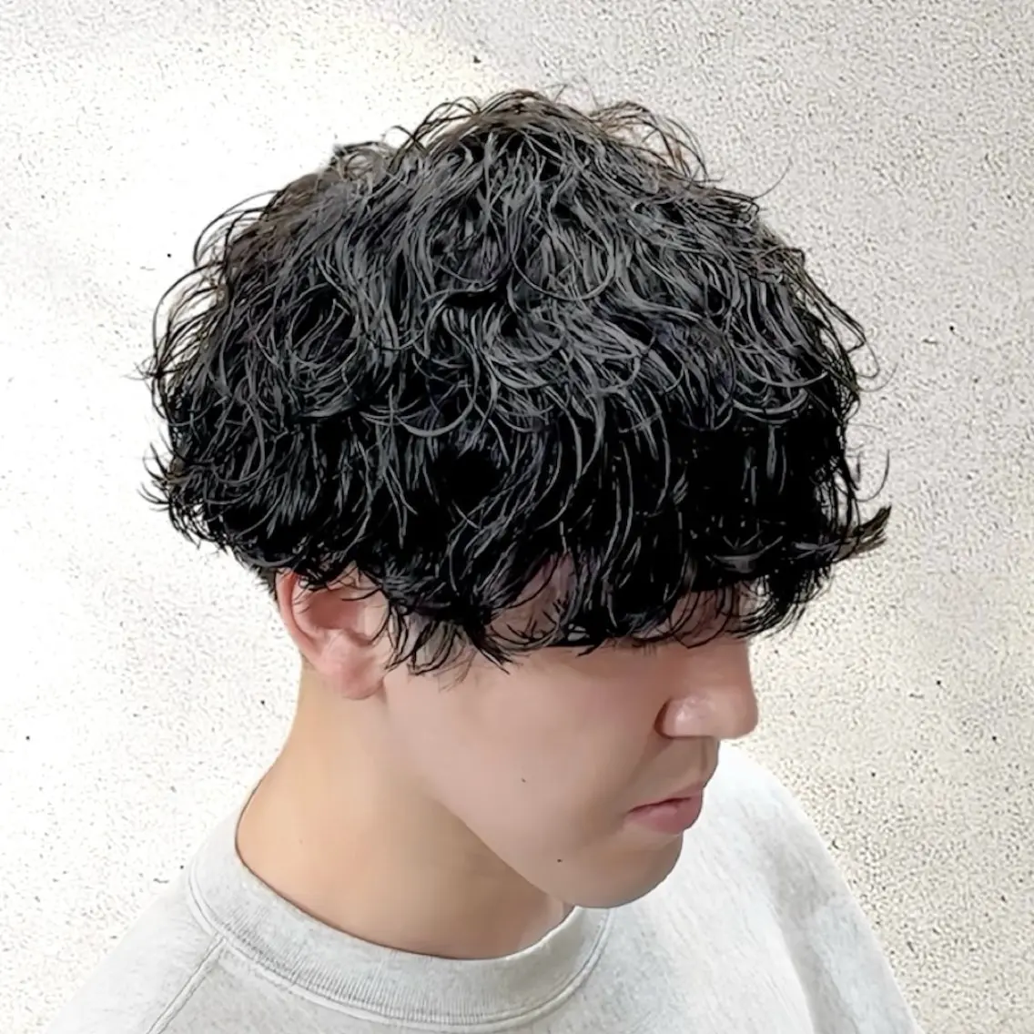 パーマ メンズ メンズパーマ 波巻きパーマ カット パーマ メンズパーマ/新宿/ サイカショウイチのヘアスタイル