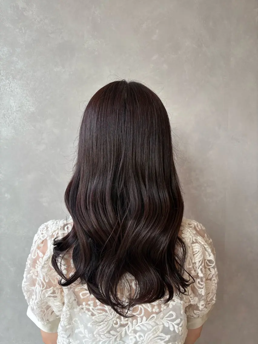 ロング カラー 透明感カラー 笹川 聖奈のヘアスタイル