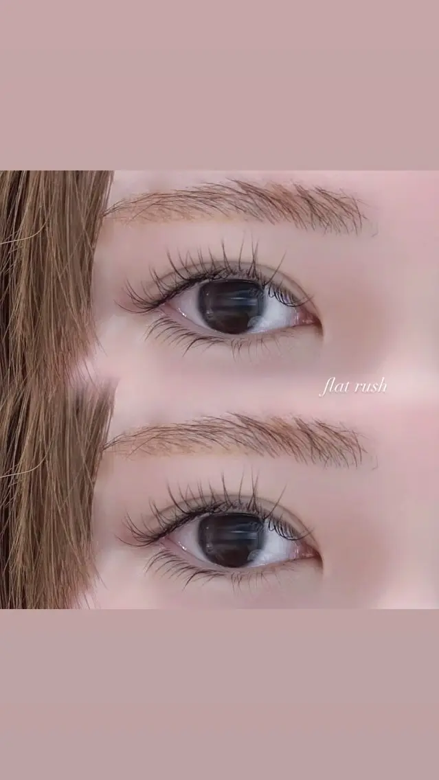 マツエク・マツパ Cカール フラットラッシュ EYELA 🎀遠山のマツエク・マツパデザイン