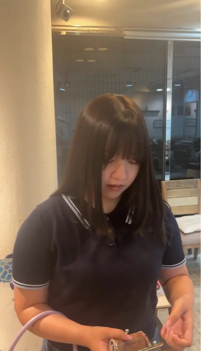 ロング カラー カット カットモデル募集 まなとのヘアスタイル