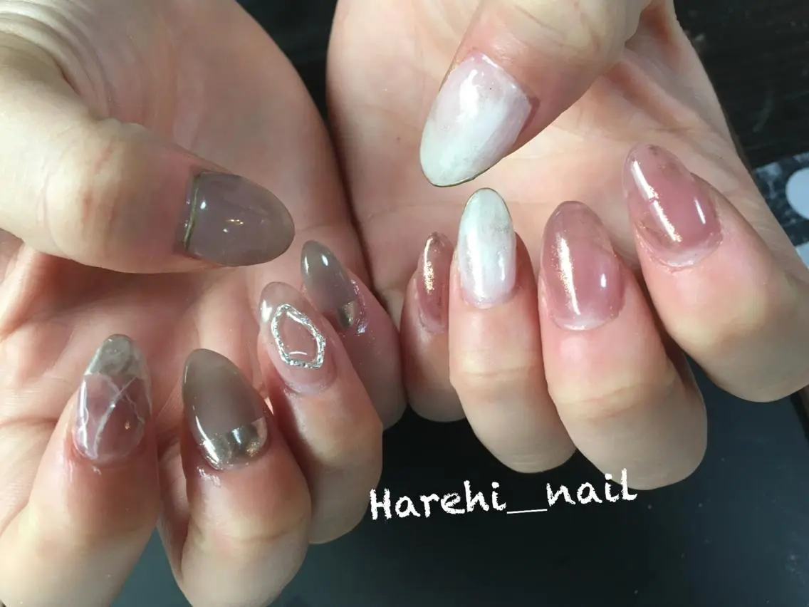 ネイル ハンドネイル Harehi_ nailのネイルデザイン