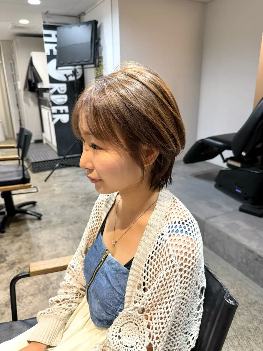ショート ヘアカラー メンズケアブリーチ 特化🔥村田のヘアスタイル