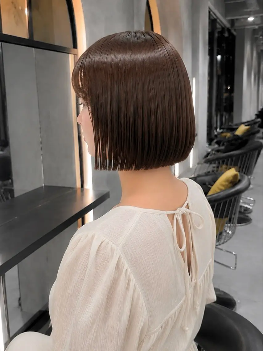 ロング カラー 透明感カラー カット ヘアカラー ヘアセット 💖レイヤー縮毛矯正 透明感カラー虎白💖のヘアスタイル