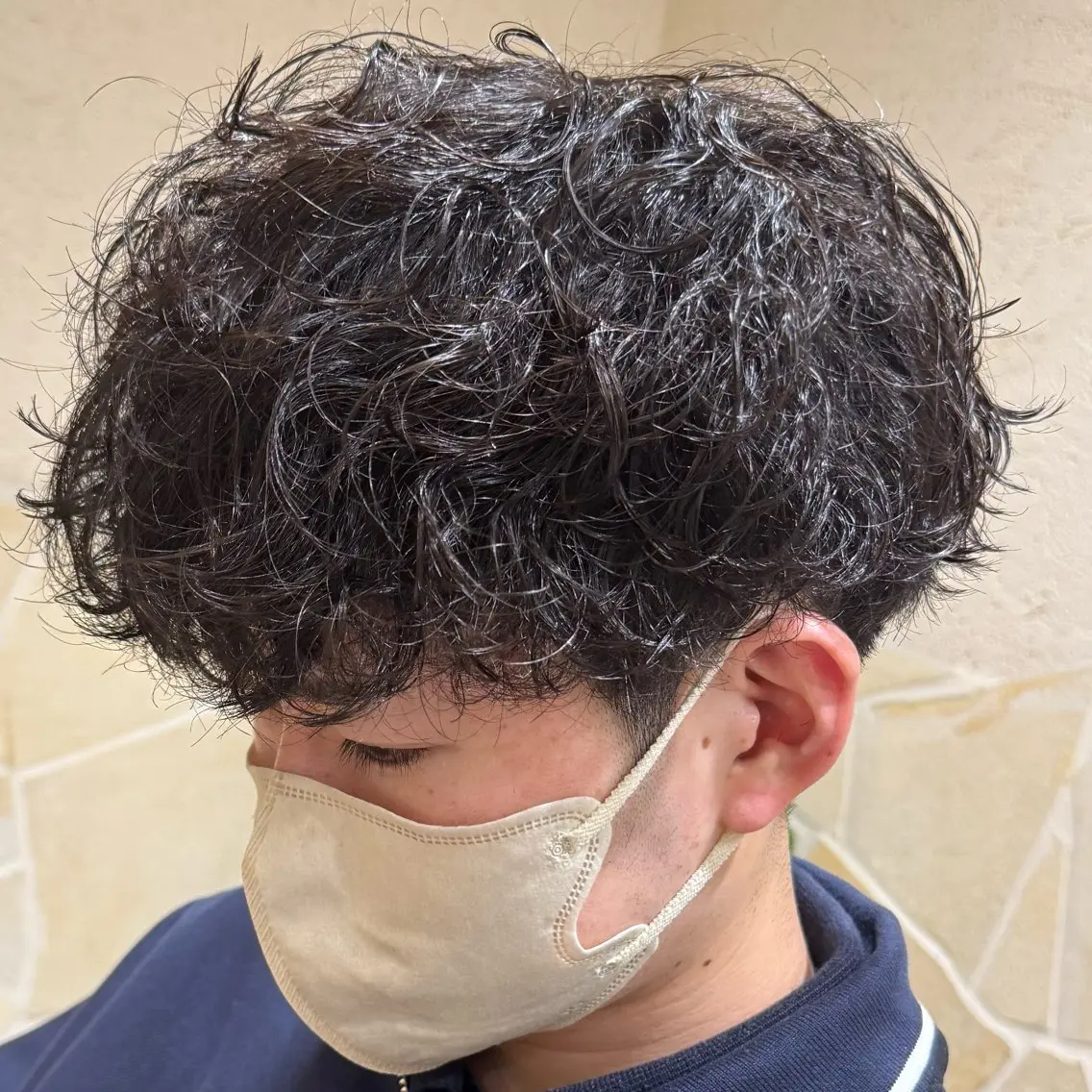 ショート カラー パーマ ヘアアレンジ メンズ カット パーマ 池袋西口メンズパーマ 特化 石見柊羽のヘアスタイル
