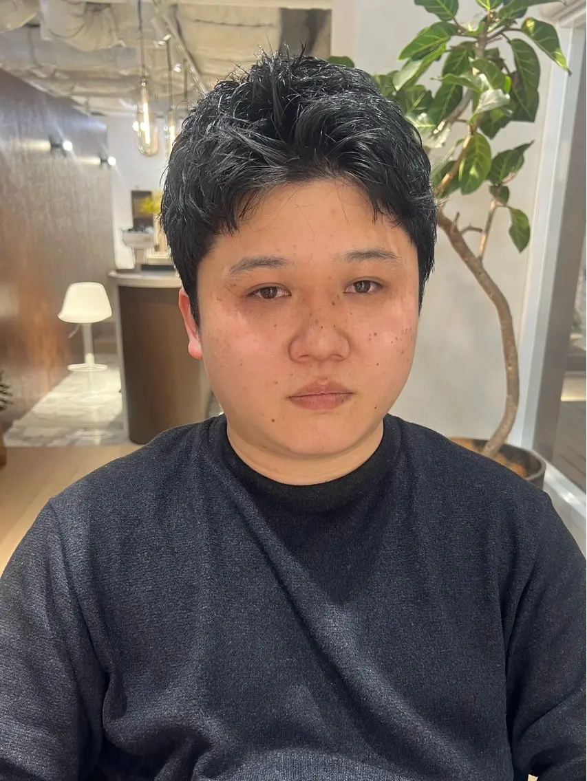 ショート メンズ カット 梅田茶屋町メンズ 専門美容師 山元一平のヘアスタイル