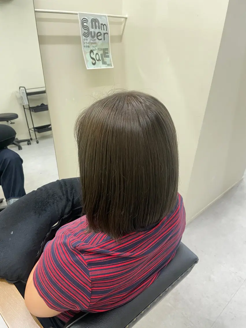 ミディアム カラー ヘアカラー JURI /HUIのヘアスタイル