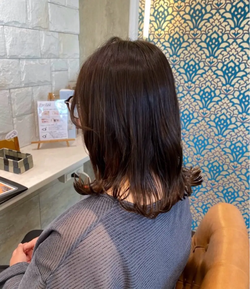 ミディアム ママ美容師 Tsuchiyaのヘアスタイル