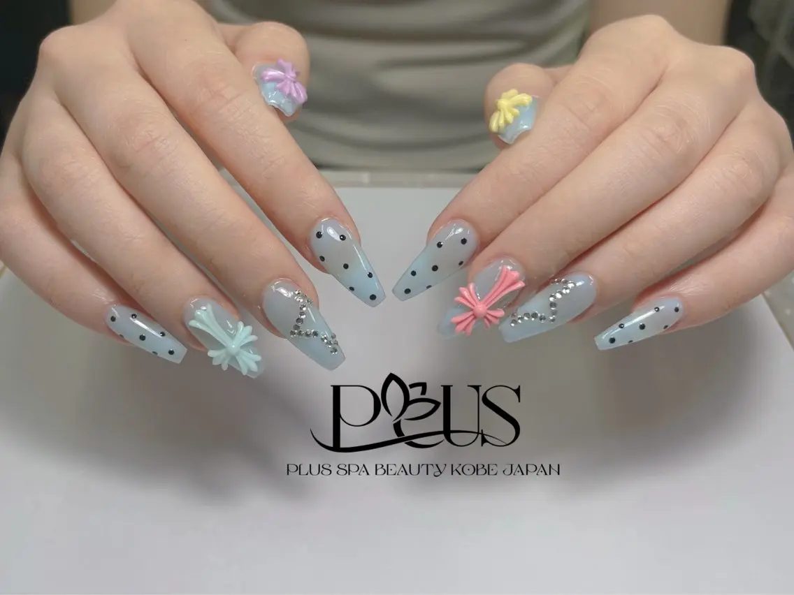 ネイル アートネイル ジェルネイル 持ち込み スカルプネイル PLUSSPA HOANGのネイルデザイン