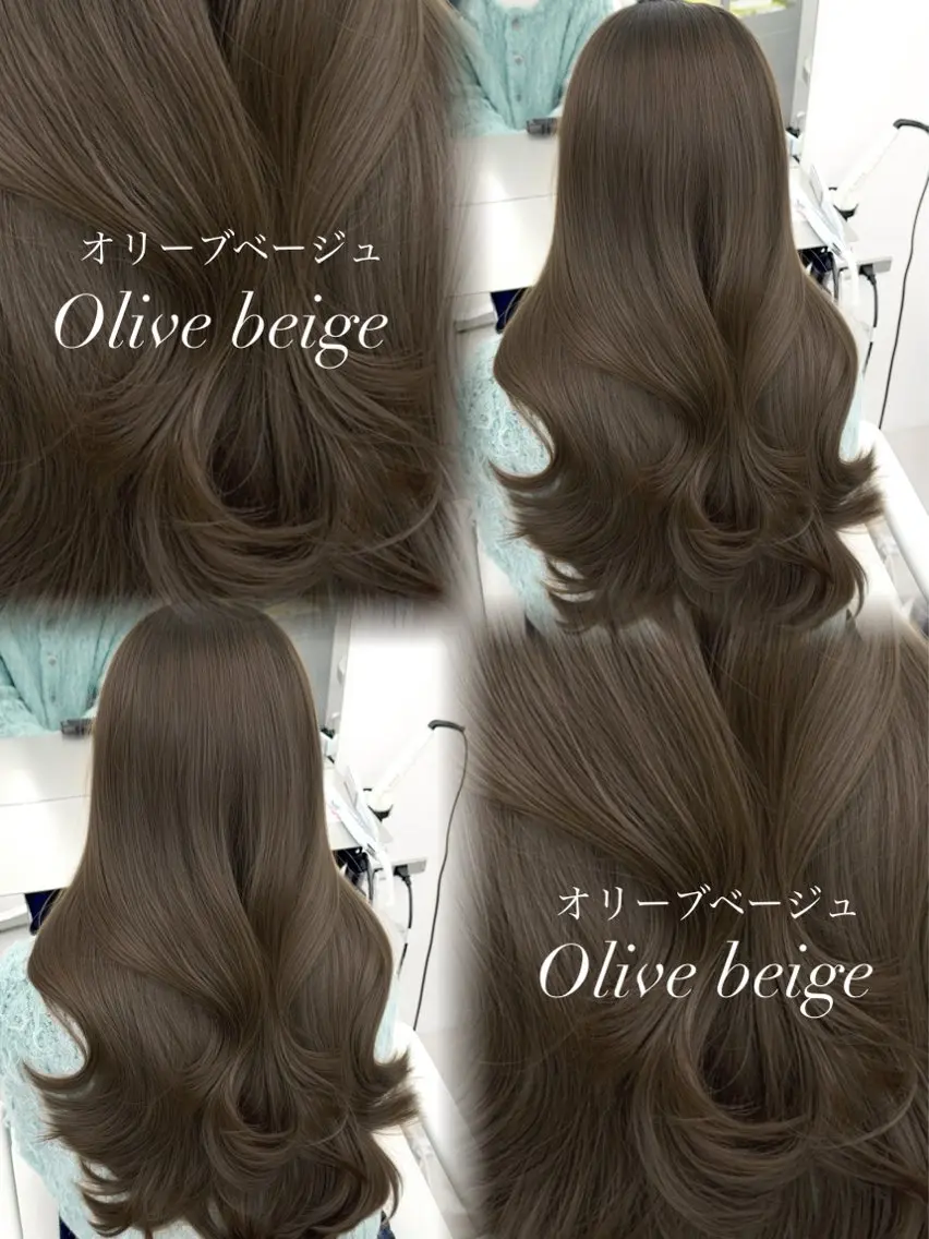 ロング カラー カット ヘアカラー トリートメント 韓国ヘア　紗希 🦋のヘアスタイル