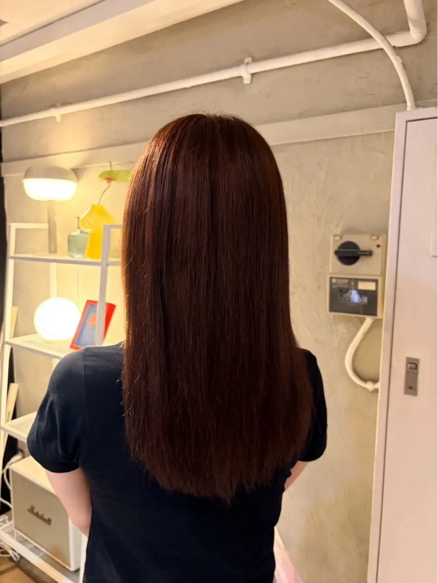 カラー 菅野 優奈のヘアスタイル
