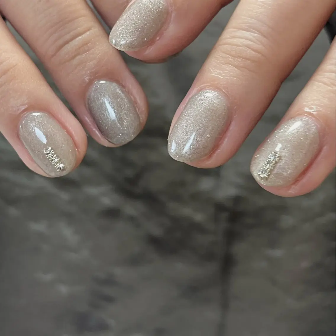 ネイル アートネイル フラッシュネイル ジェルネイル キラキラネイル マグネットネイル tamu nail 金町のネイルデザイン
