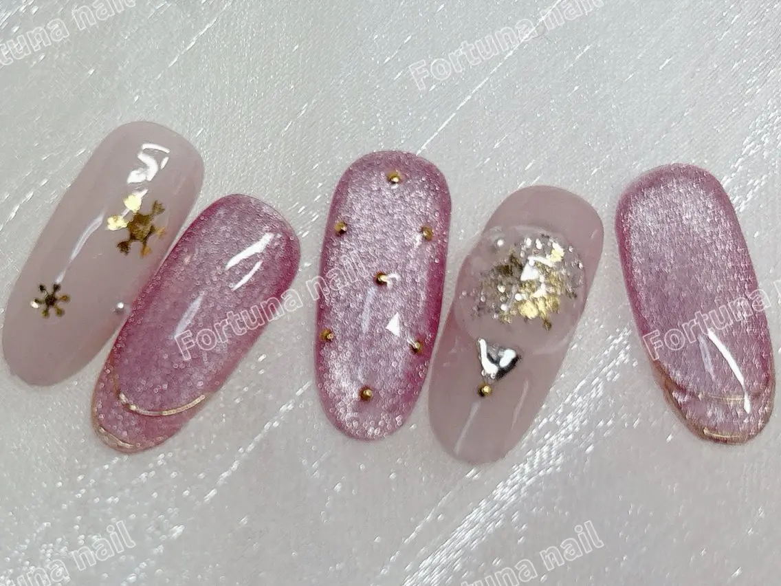 ネイル 冬ネイル クリスマス Nail •Head スパFortunaのネイルデザイン