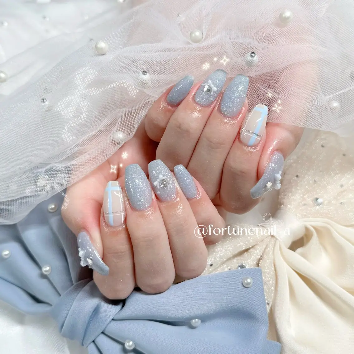 ネイル ハンドネイル ✩.*🎀 aoi🎀のネイルデザイン