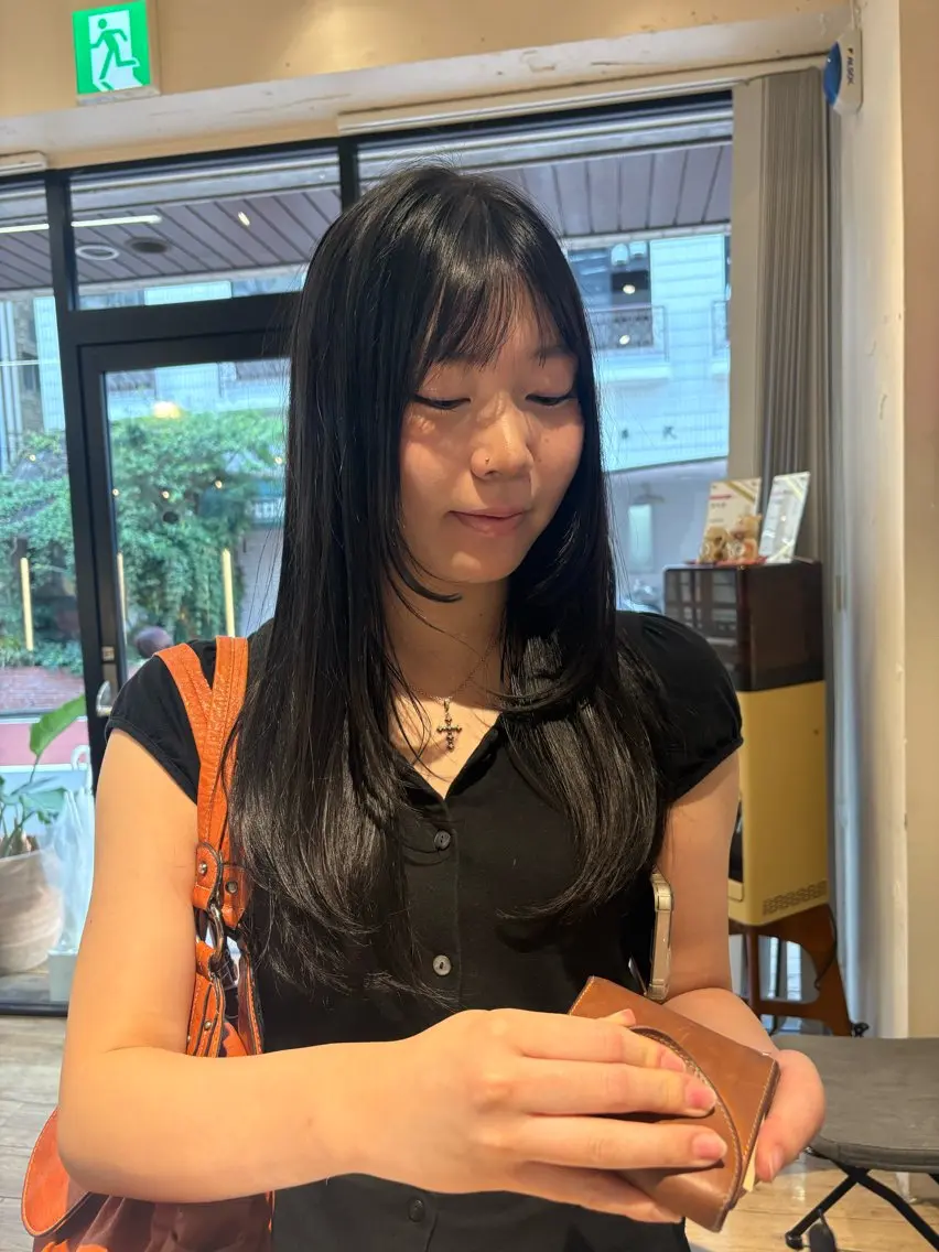ロング ヘアカラー 透明感カラー 🧚‍♂️さえのヘアスタイル