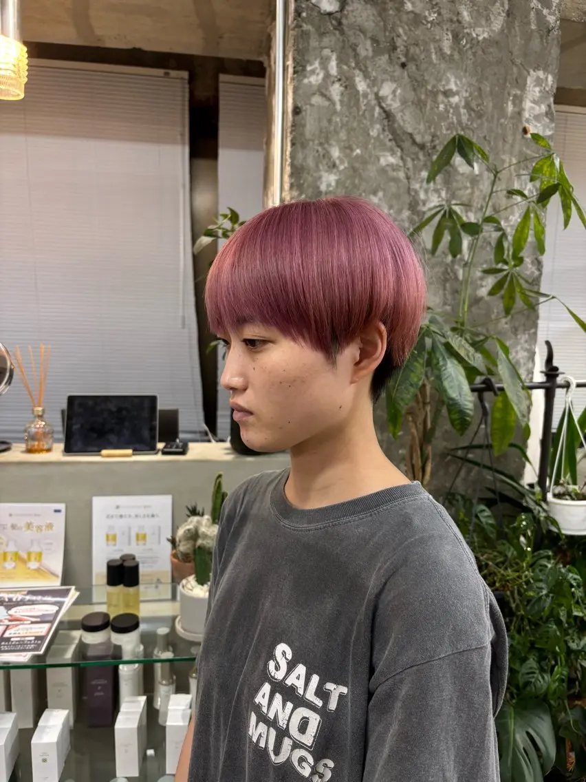 ショート ヘアカラー 🌟CUORE 柵木遥斗🌟のヘアスタイル
