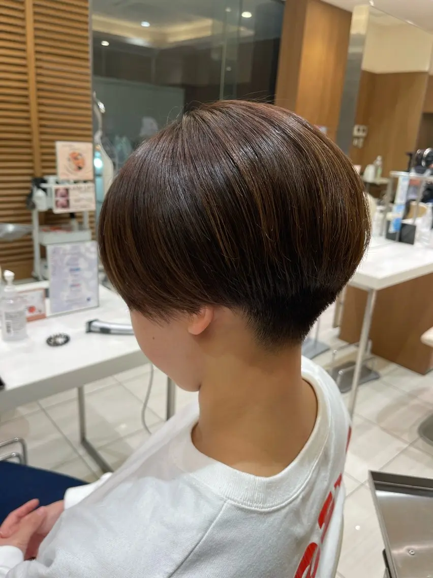 ショート ショートヘア 髪質改善/縮毛矯正 🧸梅川のヘアスタイル