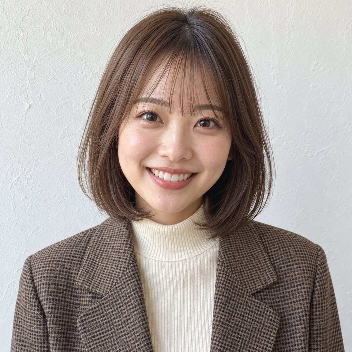 ショート カラー ブラウンカラー モカブラウン ボブ カット ヘアカラー トリートメント 銀座/モテ🤍垢抜け レイヤー/あさみのヘアスタイル