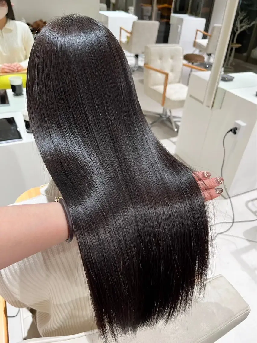 【朝が楽になる‼️美髪になりたい方‼️】髪質改善縮毛矯正の写真