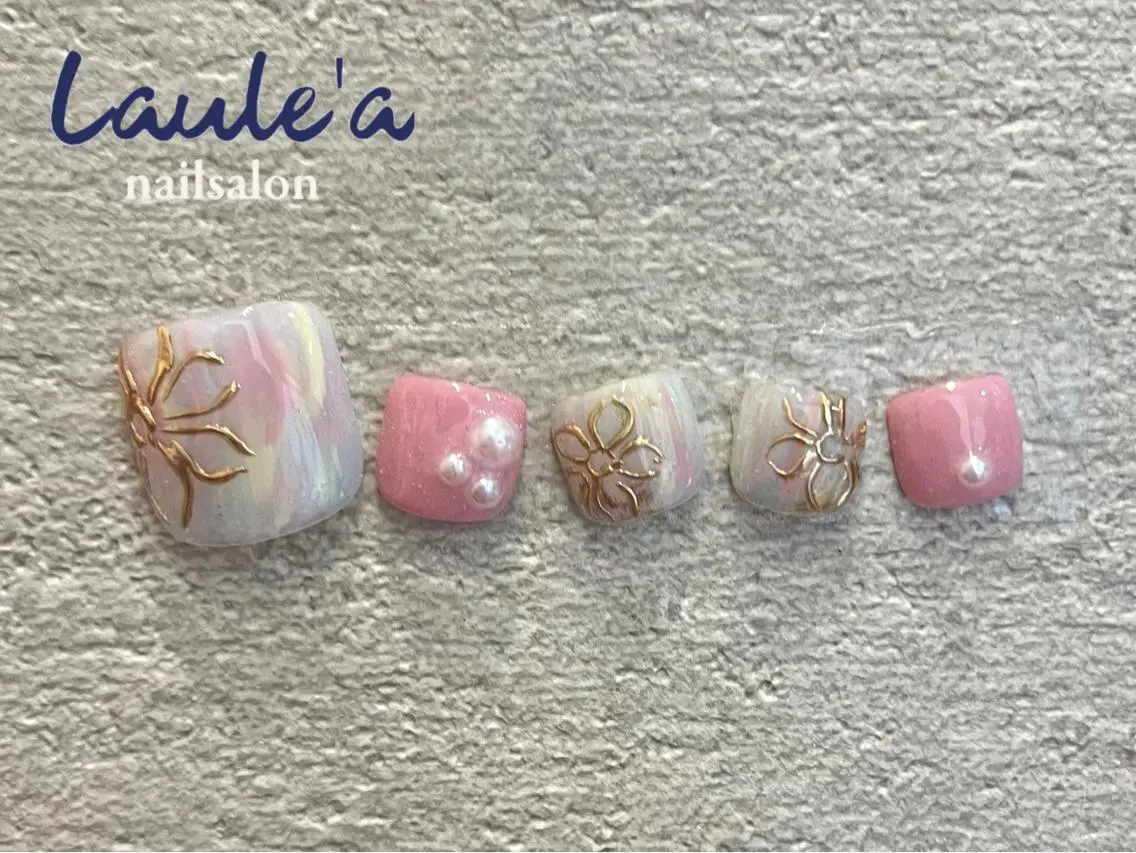 ネイル フットネイル Laule’a 昭島店のネイルデザイン