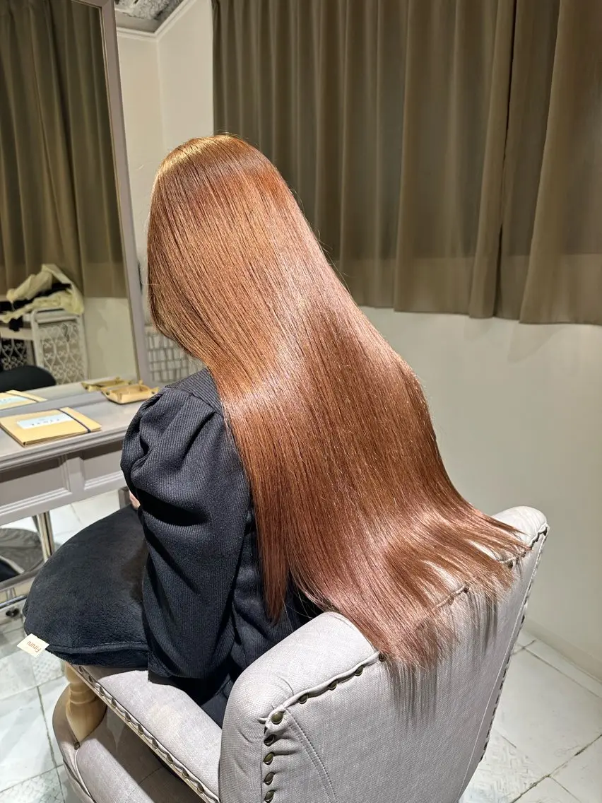 ロング カラー 北千住 髪質改善 カナのヘアスタイル