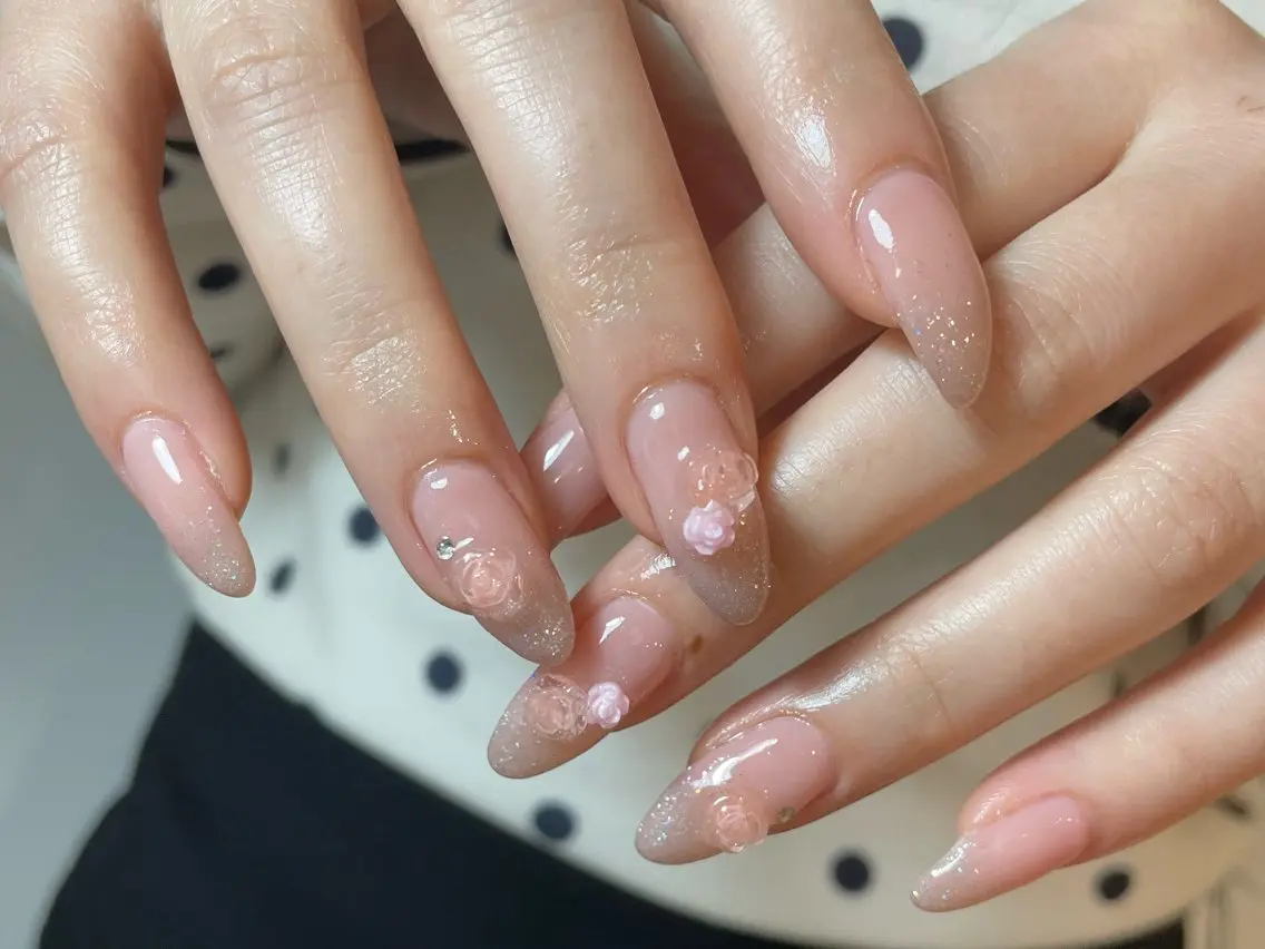 ネイル ブラウン マグネットネイル オフィスネイル シンプルネイル ワンホンネイル ハンドネイル vico栄 Azusa🍓のその他イメージ