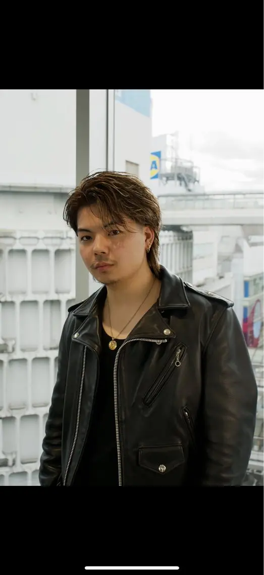 ミディアム パーマ 山口 琢也のヘアスタイル