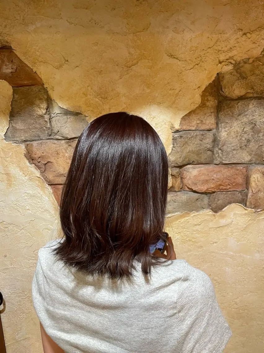 ミディアム カラー クレドガーデン 柏のヘアスタイル