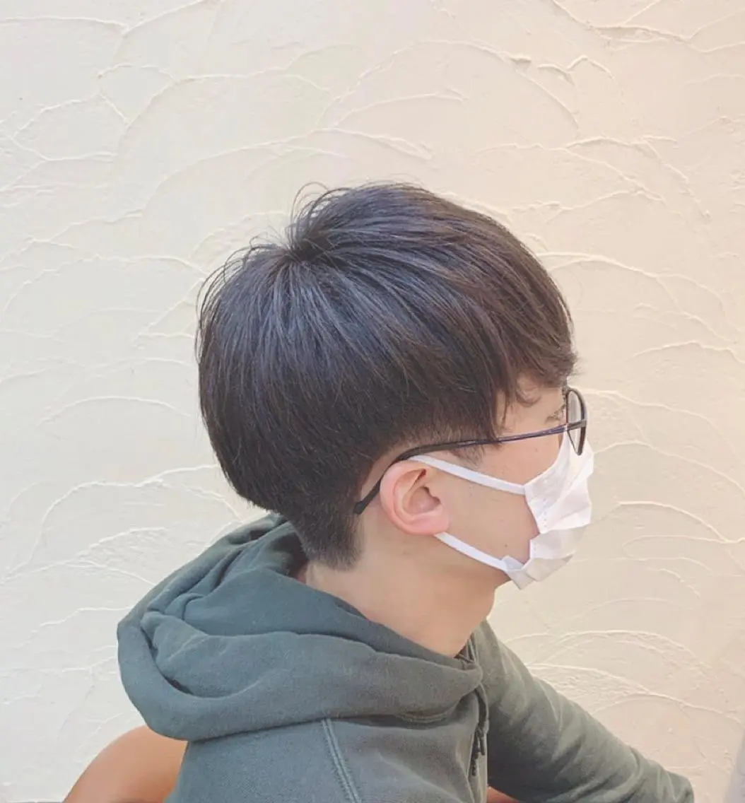 ショート カラー メンズ マッシュ 学生(メンズ向け) メンズショート ツーブロック 外国人風カラー 🌿ヤマグチ ユウキ🌿のヘアスタイル