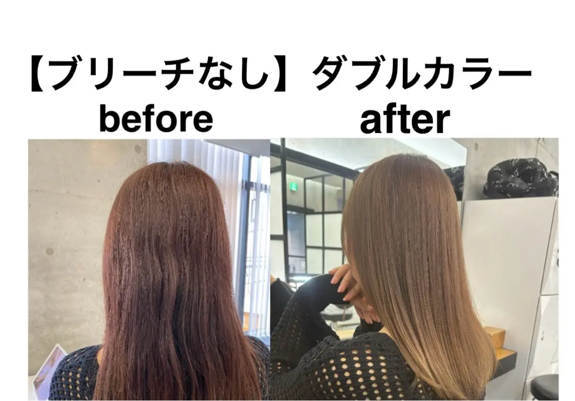 カラー ベージュカラー ブリーチ ダブルカラー ブリーチなしカラー ヘアカラー 店長/YUTO ベージュの透明感得意のヘアスタイル