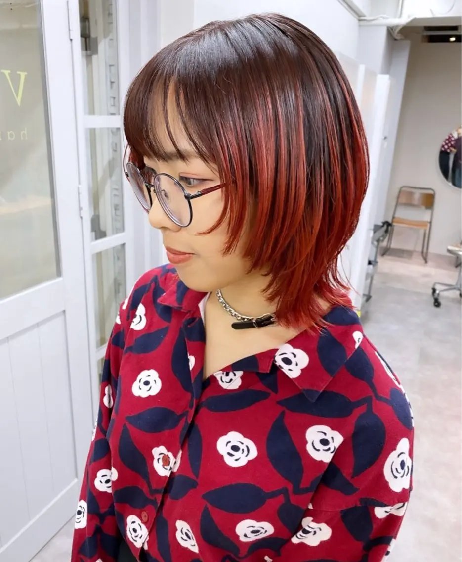 ミディアム ウルフ・ボブ モデル✵HARUTOのヘアスタイル