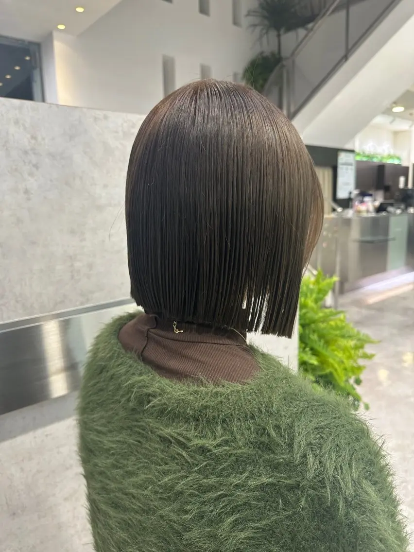 【人気no.1✨️】似合わせカット+透明感カラー（白髪染め変更可）高品質トリートメントの写真