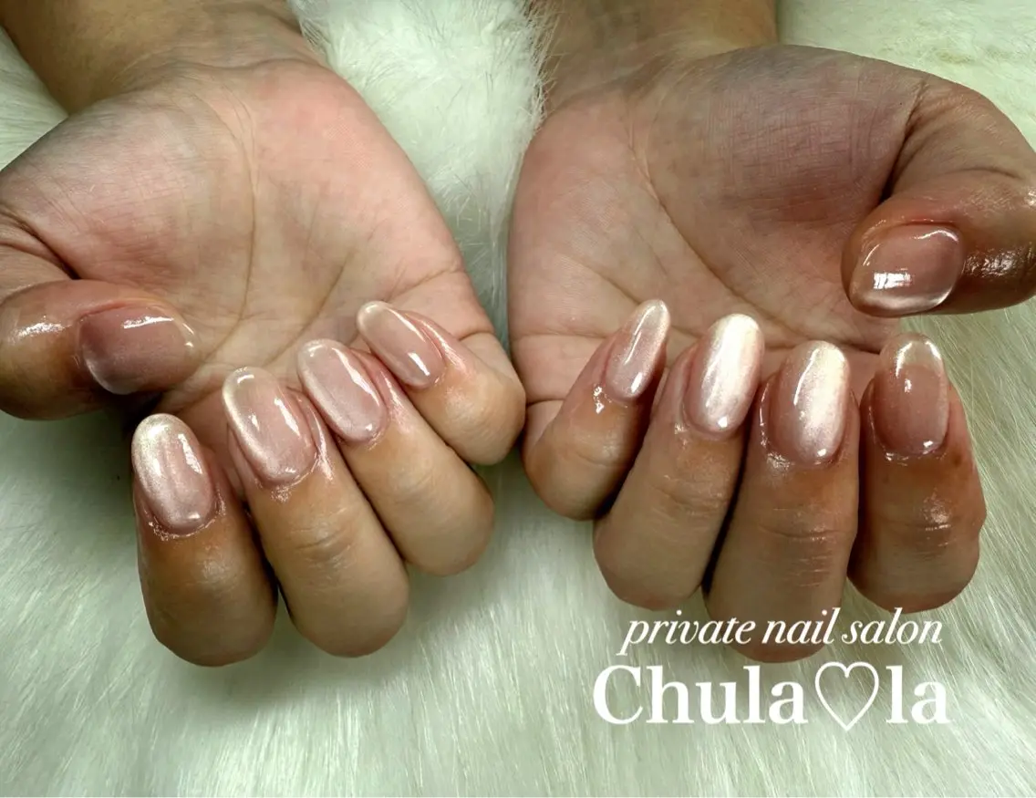 ネイル マグネットネイル ハンドネイル Chula♡la 豊見城市高安のネイルデザイン