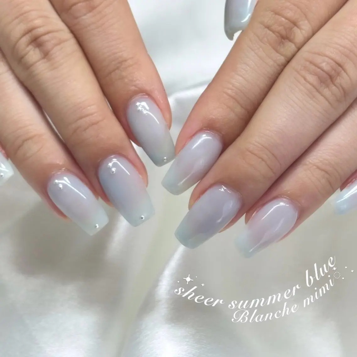 ネイル ハンドネイル Blanche mimi.u_aのネイルデザイン