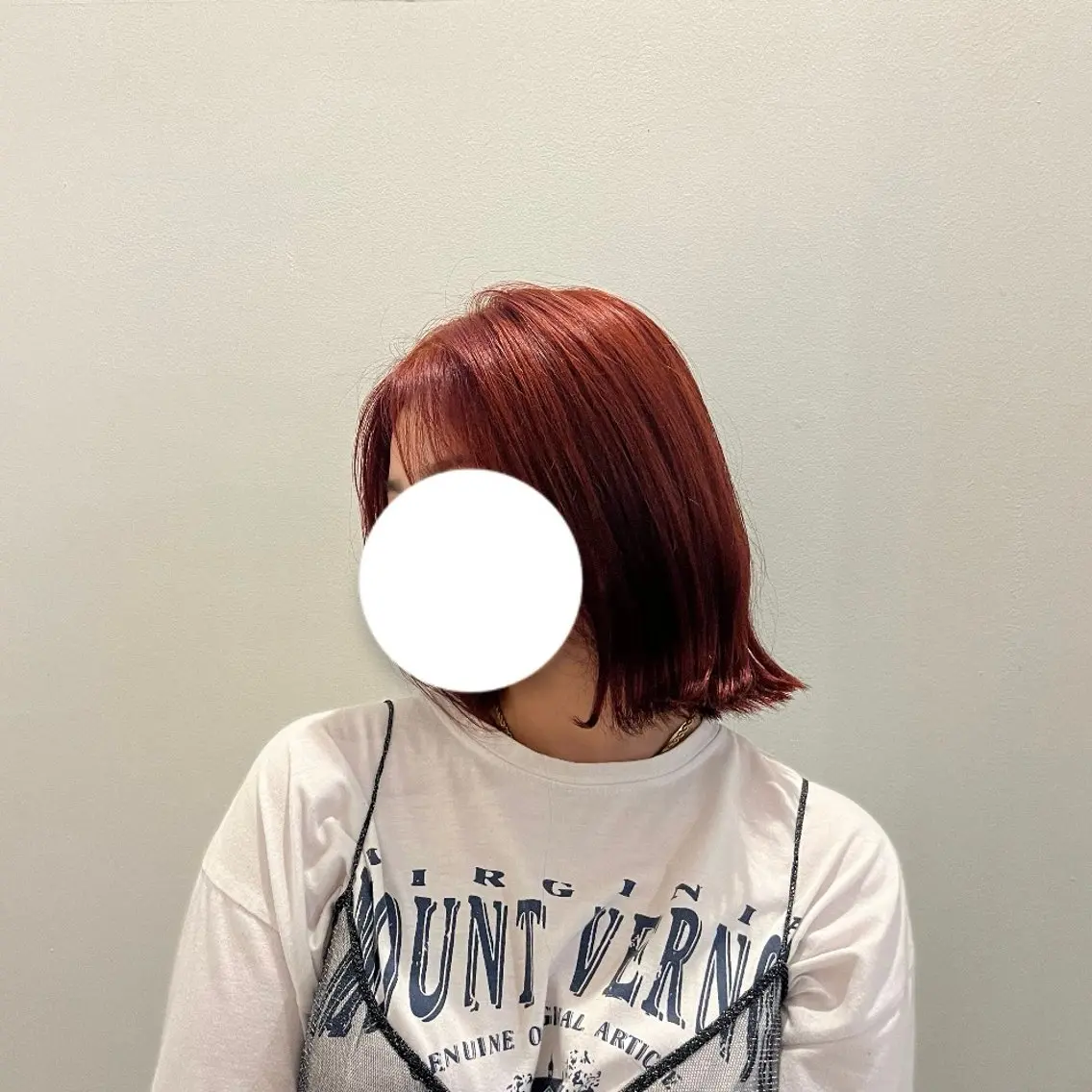 ミディアム ヘアカラー ⠀ NONOKAのヘアスタイル