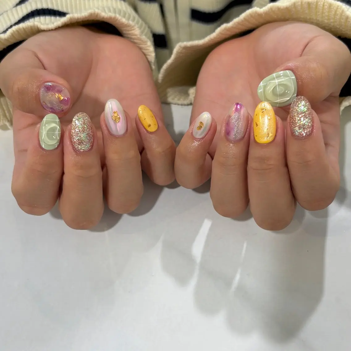 ネイル ハンドネイル 内田 光のネイルデザイン