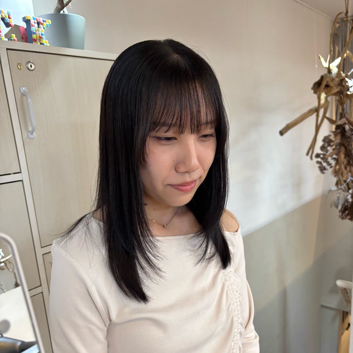 ロング カラー 顔周りカット カット ヘアカラー HONOKA 【block*】のヘアスタイル