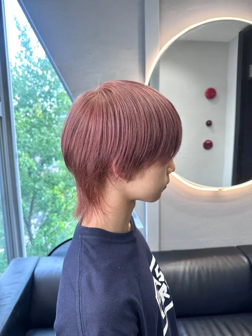 ショート カラー メンズ ヘアカラー 【Gisel】 Asakiのヘアスタイル