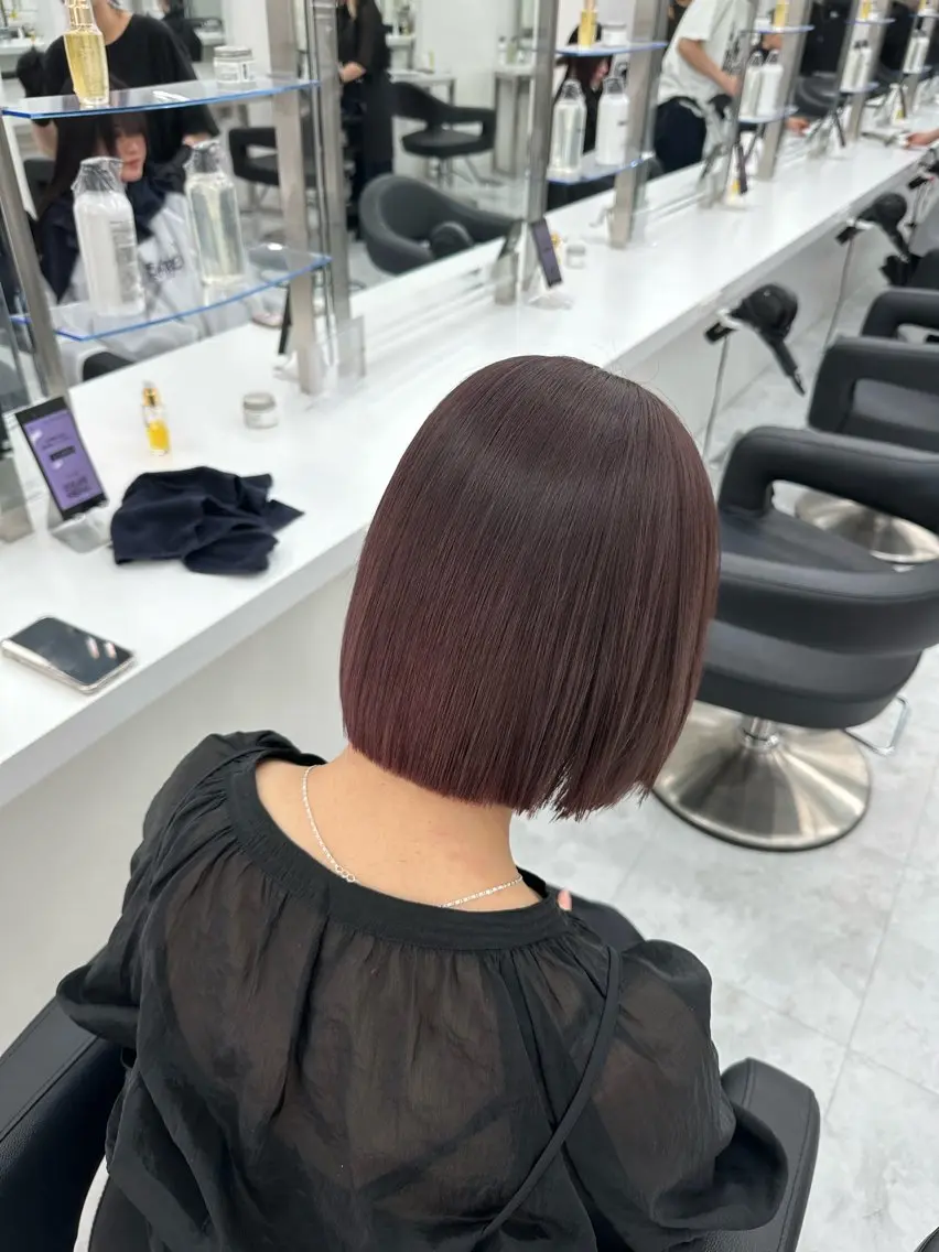 セミロング ヘアカラー トリートメント ヘッドスパ ヘアセット rio🧚🏻♀️ 暖色/グレージュのヘアスタイル