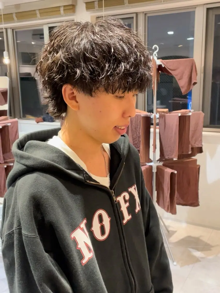 パーマ メンズ 似合わせカットのプロ 美容師yamadaのヘアスタイル