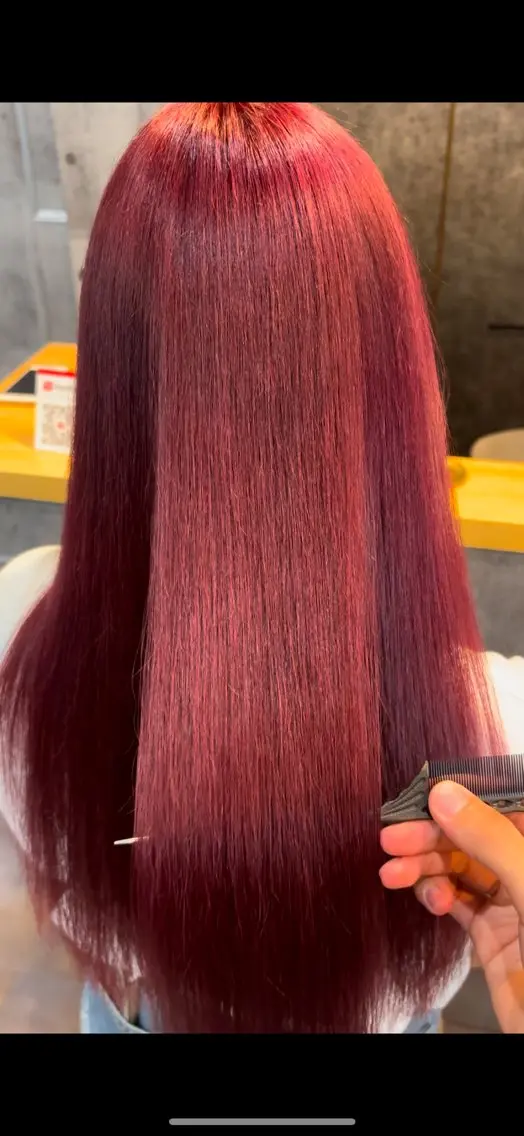 ロング カラー ヘアカラー ✨韓国艶髪✨ケア ブリーチ🫧アキラのヘアスタイル