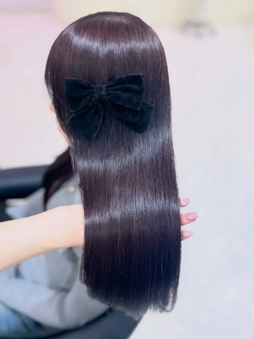 カラー ヘアカラー トリートメント ベージュ・ラベンダー カラー🎀りりのヘアスタイル